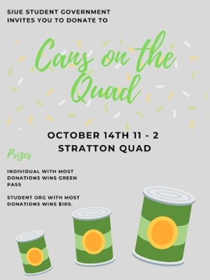 Student Government- Cans on the Quad